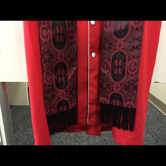 Clergy robe with reversible stole cassock - Picture 4 of 5